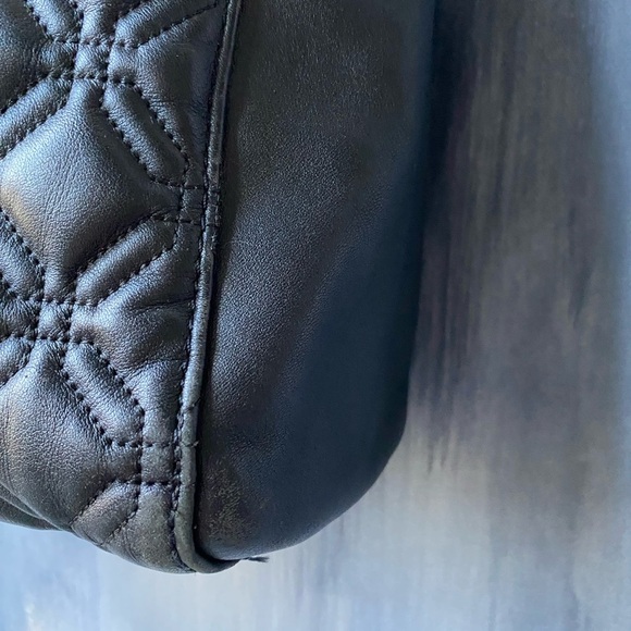 EUC Kate Spade Astor Court Aurelia Quilted Black Leather Handbag - Picture 7 of 13